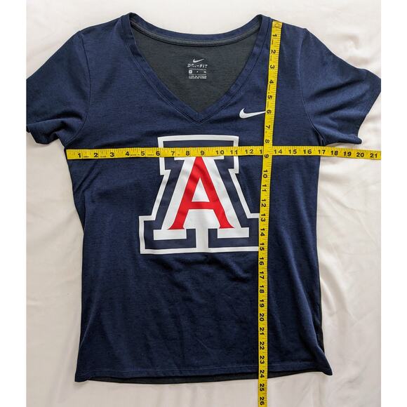 NIKE Navy Blue University of Arizona Dri-fit Tshirt Size Small - Picture 8 of 8